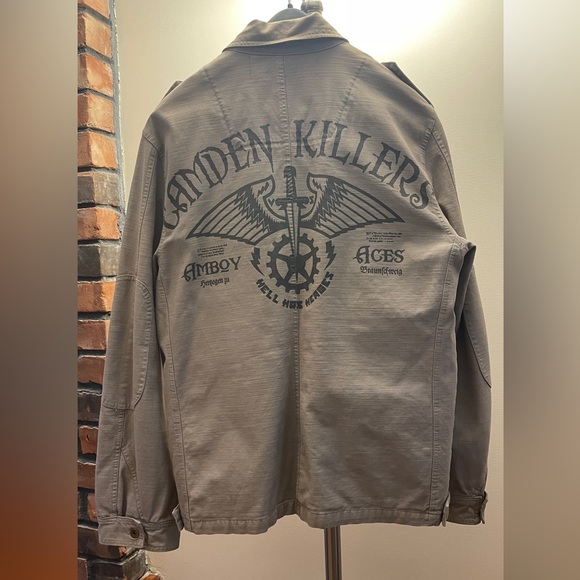 Military style jacket, khaki color, men XXL. - Picture 2 of 7